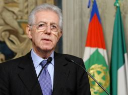 Todos los partidos se mostraron a favor de Mario Monti, expeto la Liga Norte. AP  /