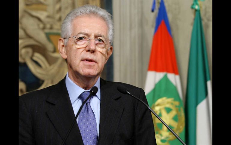 Todos los partidos se mostraron a favor de Mario Monti, expeto la Liga Norte. AP  /