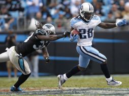 Por primera vez desde el 2 de octubre, Johnson (D)corrió más de 100 yardas. AP  /