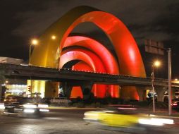 Los Arcos del milenio, una de las piezas de Sebastián que adornan Guadalajara.  /