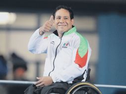 El tapatío Pedro Rangel se colgó la medalla de oro en los 100 metros pecho, además de romper un récord parapanamericano.  /