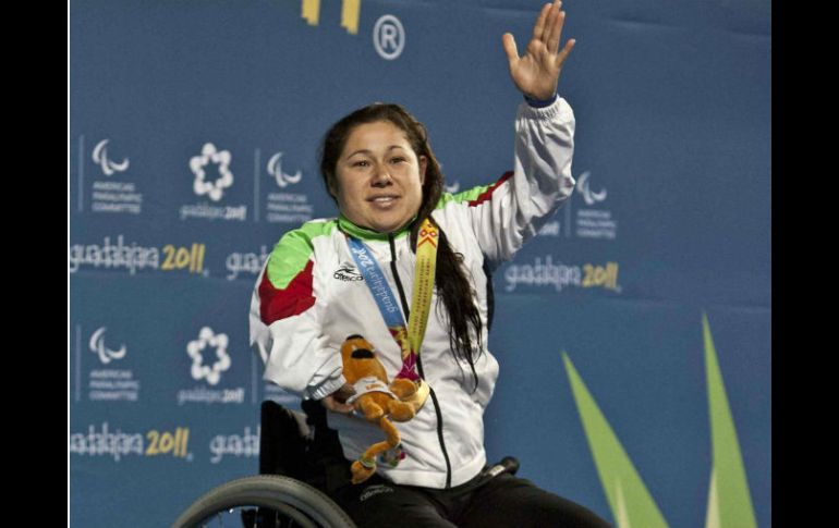 Doramitzi González es la máxima medallista de la natación paralímpica mexicana con un total de 11 medallas. MEXSPORT  /