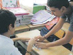 Alumnos de la urbana 827 “Rafael Ramírez”.  /