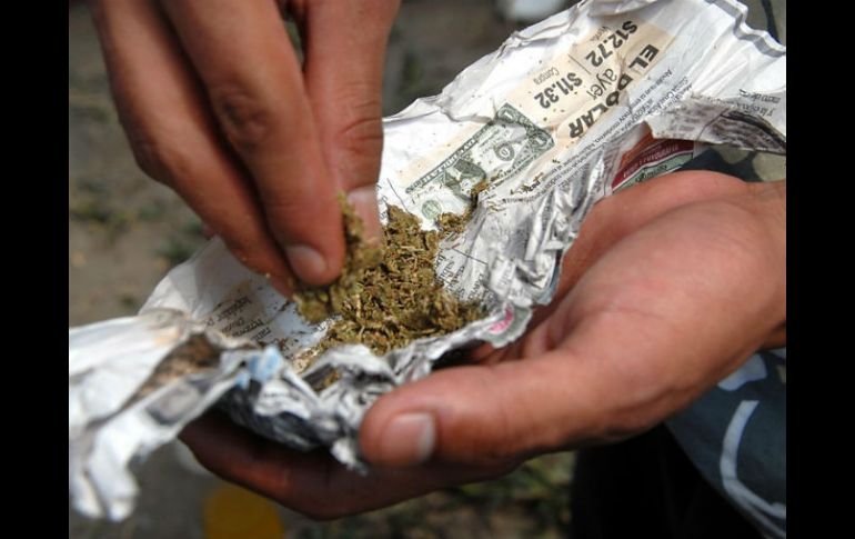 En el inmueble, se encontraron 214 paquetes con droga. ARCHIVO  /