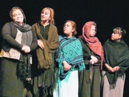 Escena de la obra de Hugo Salcedo Viaje de los cantores.  /