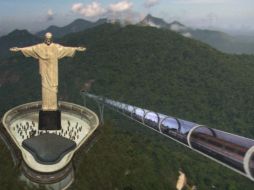 Imagen panorámica simulada de El Cristo del Corcovado, en Brasil, en 2111. ESPECIAL  /