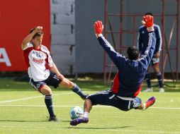 El Rebaño se preparó el martes 15 de noviembre en Verde Valle para su encuentro con Gallos Blancos.  /
