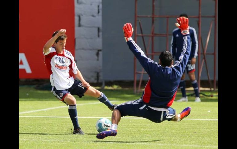 El Rebaño se preparó el martes 15 de noviembre en Verde Valle para su encuentro con Gallos Blancos.  /