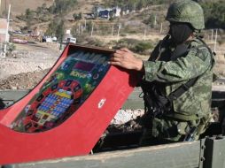 Resaltan que informarán a la población de la ilegalidad de las maquinas tragamonedas. ARCHIVO  /