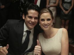 Servio Herrera y Paola Marín.  /