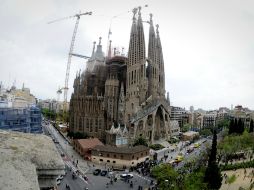 En primera instancia podrán apreciarse cronologías ilustradas del proceso de construcción del templo. AFP  /