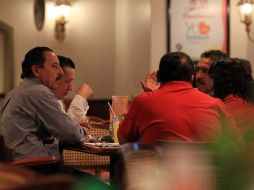 Los líderes sindicales se reunieron con los diputados Salvador Barajas y Roberto Marrufo.  /