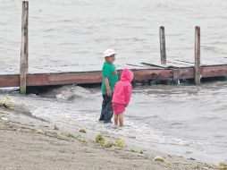 El Lago de Chapala continúa bajando su nivel.  /