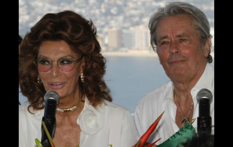 La reconocida actriz Sofía Loren reconocer que es la primera vez que se encuentra en el puerto de Acapulco. EL UNIVERSAL  /