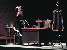 Las puesta en escena Al filo del agua, primera adaptación al teatro de la novela de Agustín Yáñez.  /