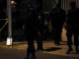 Durante la balacera resultaron dos policías heridos.  /