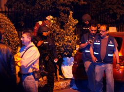 En el lugar de los hechos se encuentran cientos de casquillos de diferentes calibres de armas largas.  /