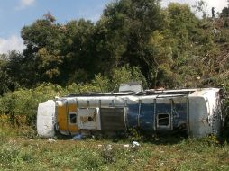 El accidente ocurrió en el kilómetro 30 de la carretera Capulín-Chalma, en el tramo denominado la Curva del Diablo. EL UNIVERSAL  /
