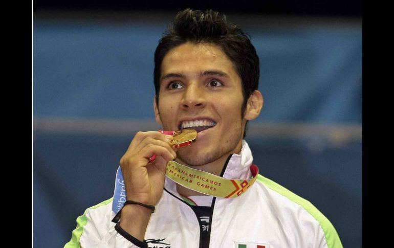 El mexicano Eduardo Ávila se colgó el oro en judo en la categoría de menos de 73 kilogramos. MEXSPORT  /