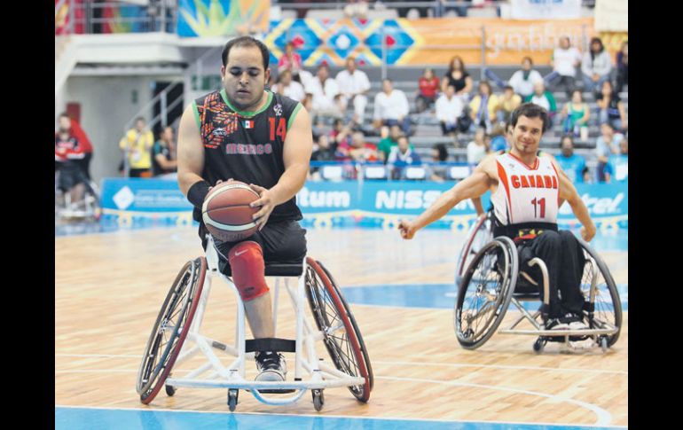 El basquetbol en silla de ruedas fue de las disciplinas que mejor respuesta tuvo de parte del público.  /
