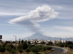 La fumarola pudo ser observada desde varias ciudad en los estados de Puebla, Morelos y México. REUTERS  /