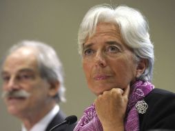 La directora gerente del FMI, Christine Lagarde, dijo que hay fuertes vínculos entre los bancos de EU y los europeos.  /