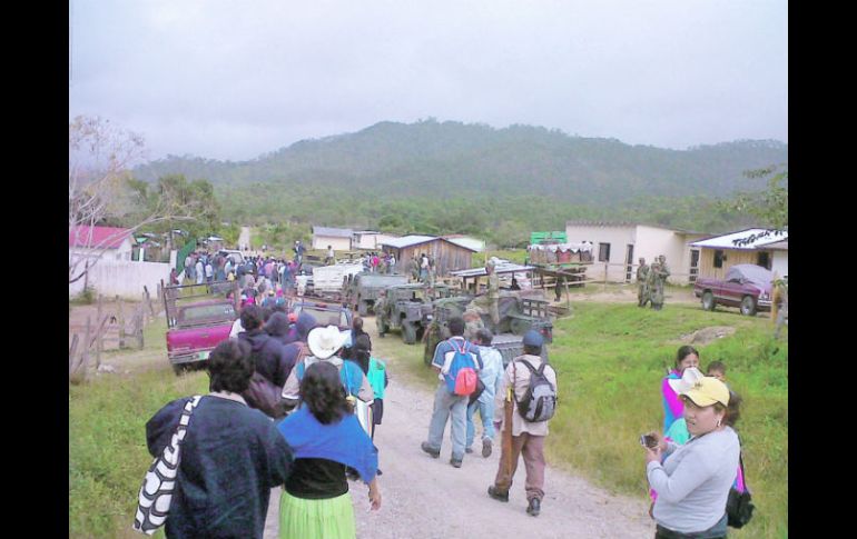 La tensión aumentó luego de que ejidatarios de Chiapas anunciaron que podrían desbloquear el paso que cerraron los zoques. EL UNIVERSAL  /