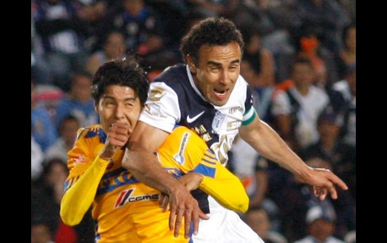 Los Tuzos del Pachuca pierden en casa por marcador de un gol por cero ante Los Tigres. NOTIMEX  /