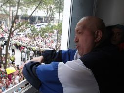 El presidente de Venezuela, Hugo Chávez, fue denunciado hoy en la Corte Penal Internacional. EFE  /