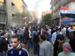 Durante el fin semana realizaron violentas protestas en El Cairo. AFP  /