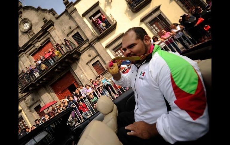 Jesús Castillo se dijo orgulloso de representar a Zapopan y a su país en los Juegos Parapanamericanos.  /