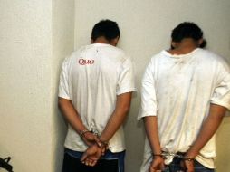 Fueron consignados por su presunta responsabilidad en el delito de robo calificado. ARCHIVO  /