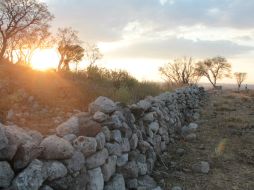 Vista de la zona arqueológica de Teocaltitán.  /