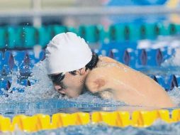 El nadador mexicano Luis Andrade Guillén conquistó ocho preseas en total, cuatro de oro incluidas.  /