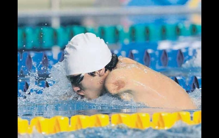 El nadador mexicano Luis Andrade Guillén conquistó ocho preseas en total, cuatro de oro incluidas.  /