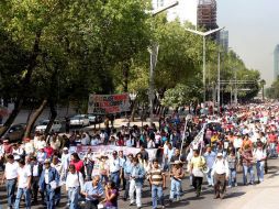 Un aproximado de 40 mil los profesores que dejaron de laborar y se trasladaron de todas las regiones de la entidad a Morelia.  /