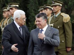 El pasado lunes 21 de noviembre el primer ministro palestino, Mahmoud Abbas se reunió con el rey Abdullah de Jordania. REUTERS  /