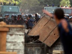 Las protestas callejeras en El Cairo que han causado 37 muertos desde el sábado. REUTERS  /