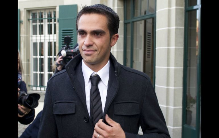 Defensa de Alberto Contador mantendrá hermetismo sobre lo tratado en el tribunal. EFE  /