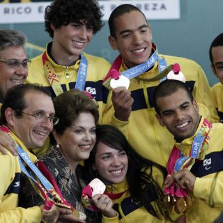 Roussef celebra triunfo de Brasil en Parapanamericanos