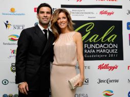 Rafa Márquez y Jaydy Michel, anfitriones de la gala.  /