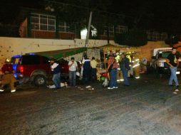 El joven circulaba por la Avenida Valdepeñas cuando atropelló a una persona y después arrolló al resto en el puesto.  /