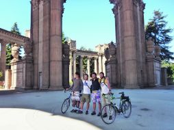 Luciano Malazzo, Alejandro Martínez Bordes, Pablo Malo y Mario Hernández se lanzaron a una aventura. ESPECIAL  /