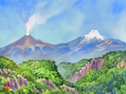 Para visitar el Nevado de Colima de forma segura, ponte en contacto con los guardabosques y equipo de protección civil.  /