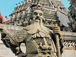 Conciliación. Se combinan elementos hinduistas y budistas.  /