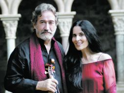 Montserrat Figueras con su marido el violagambista Jordi Savall.  /