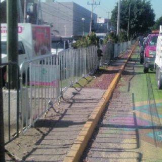 Colocan vallas en torno a la Expo