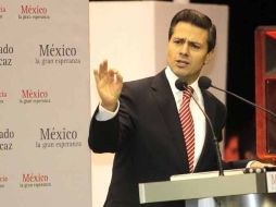 Enrique Peña Nieto se registrará en el auditorio Plutarco Elías Calles del PRI. EL UNIVERSAL  /