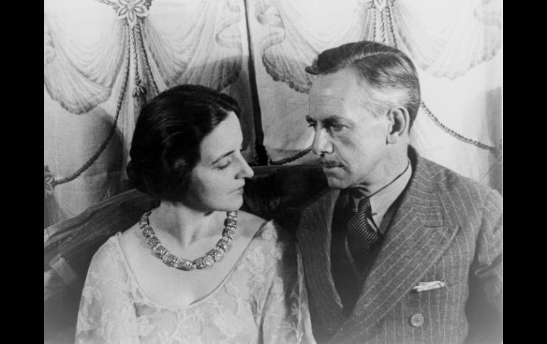 En la foto: Carlotta Monterey O'Neill y su esposo, Eugene O'Neill. ESPECIAL  /