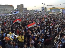La concentración de hoy tiene lugar en el noveno día de protestas. EFE  /